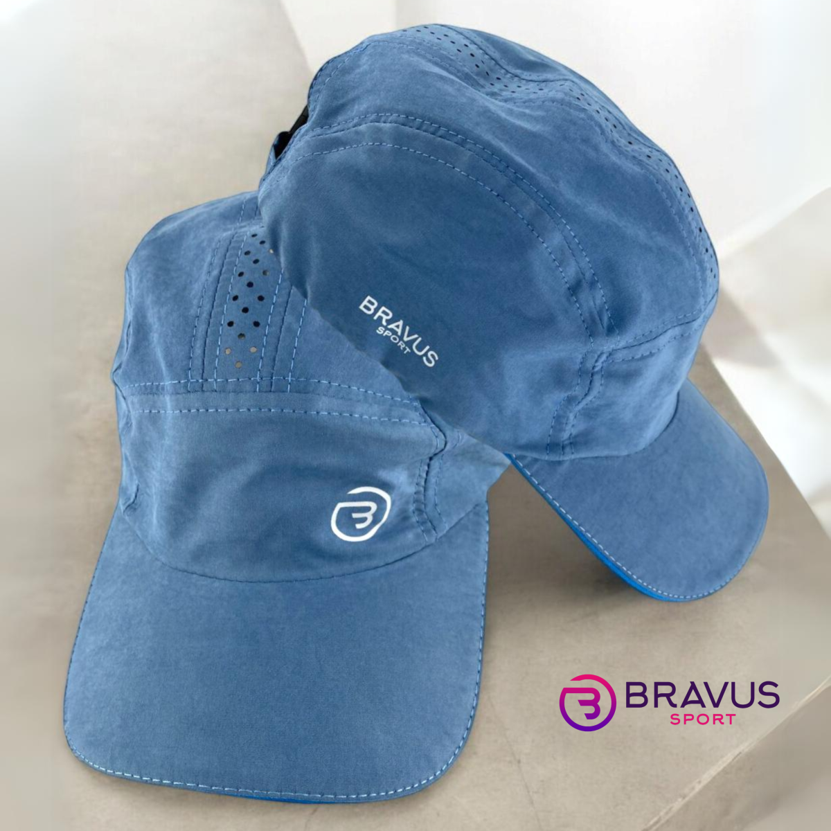 Boné Tech Fit Bravus Sport Azul Claro